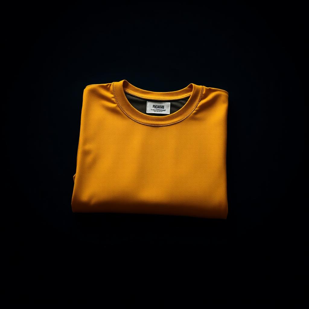Camiseta dourada do Kit Ouro